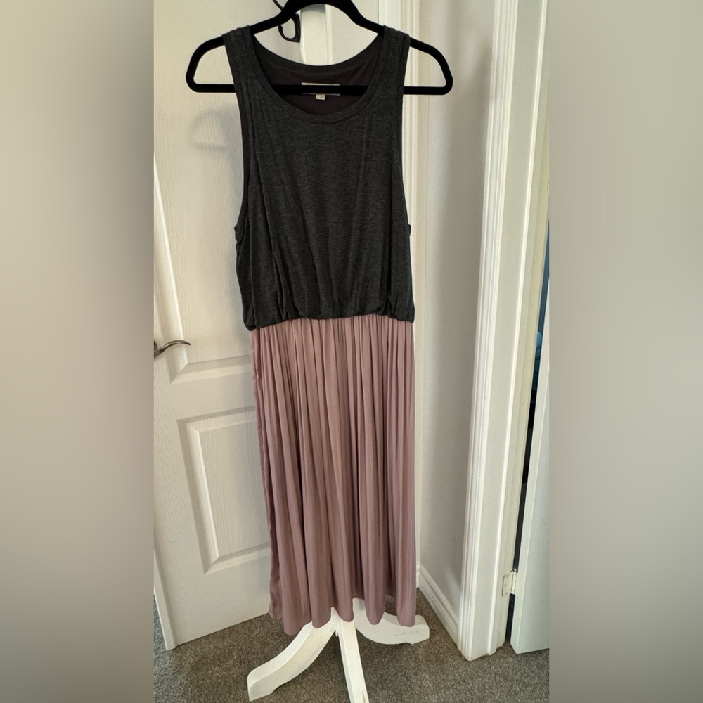 LOFT dress - Grey/Soft Mauve - Large